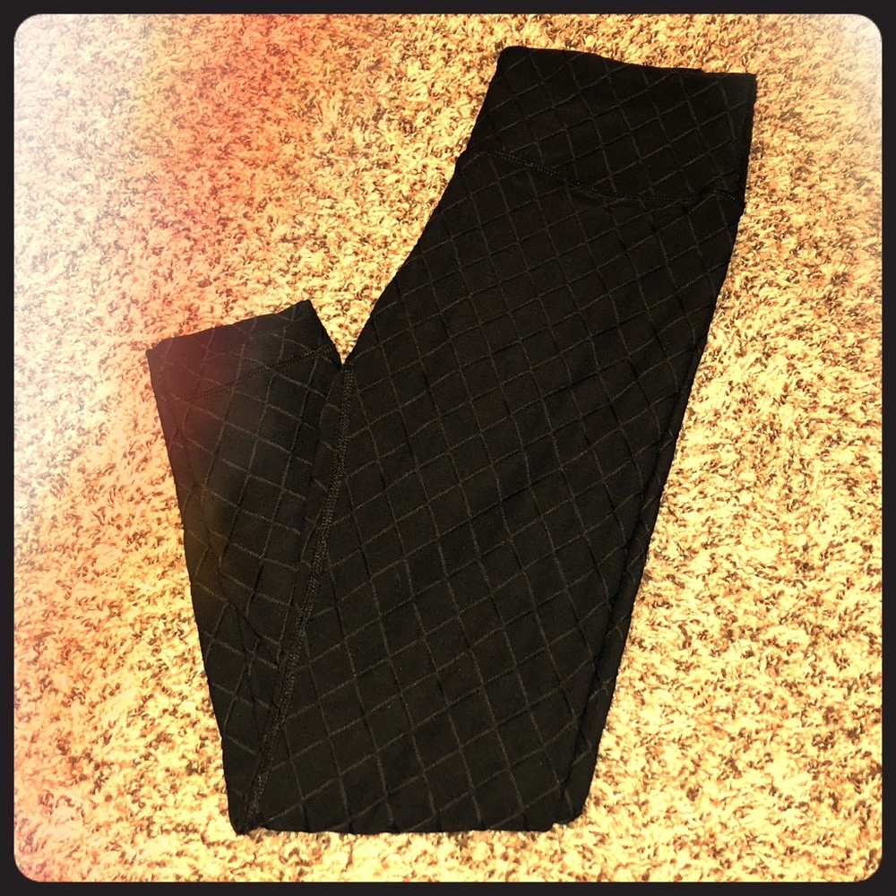 90 degree leggings black